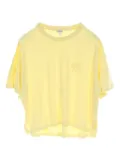 Loewe Pre-Owned 2010 Anagram-embroidered T-shirt - LIGHT YELLOW