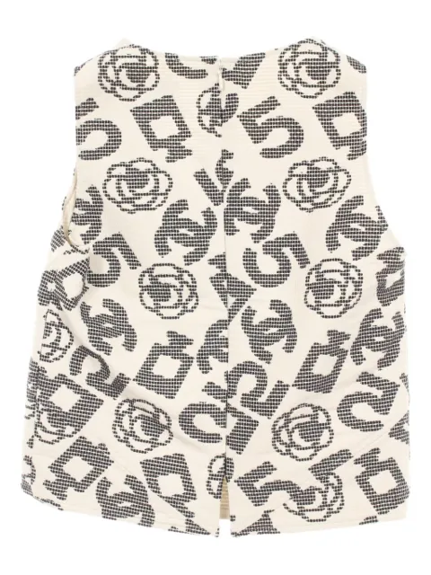 CHANEL Pre-Owned 1986-1988 Coco Mark Camellia top