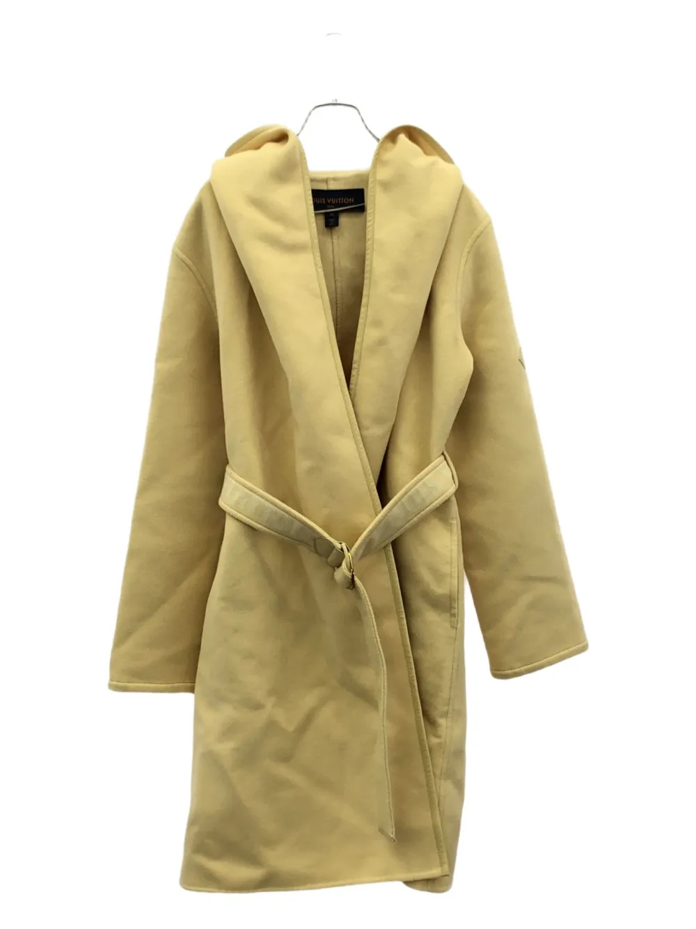 2010s belted hooded coat