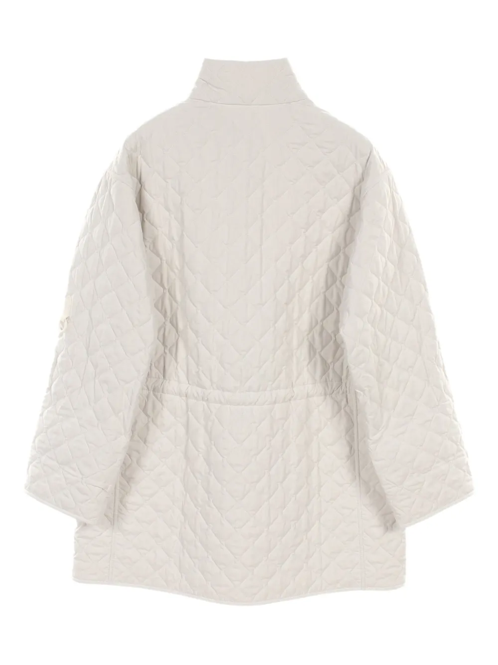 Hermès Pre-Owned 2010s diamond-quilted coat | White | Image 1