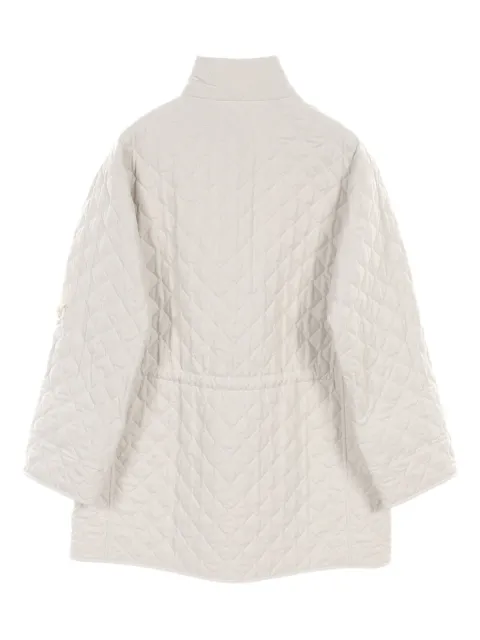 Hermès Pre-Owned 2010s diamond-quilted coat