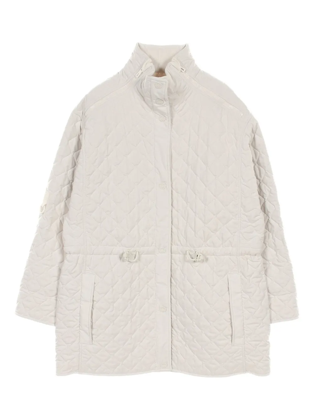 Hermès Pre-Owned 2010s diamond-quilted coat | Image 2