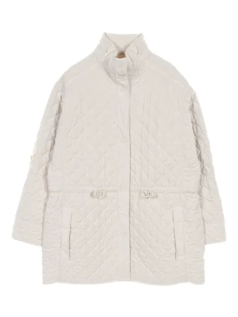 Hermès Pre-Owned 2010s diamond-quilted coat