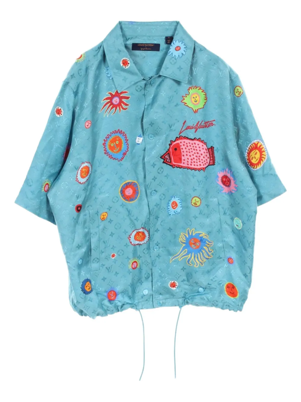 x YK 2010s monogram-pattern shirt