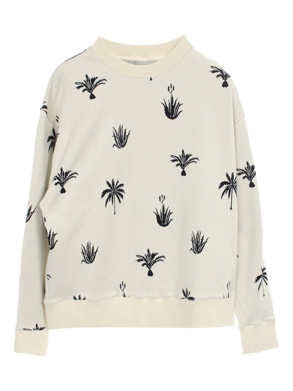 2010s Palm Tree intarsia sweatshirt