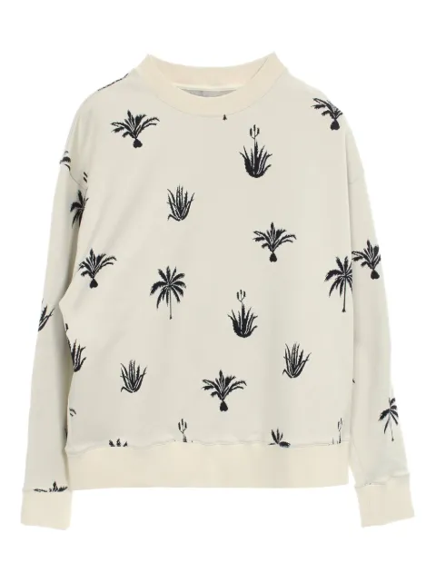 Jil Sander Pre-Owned 2010s Palm Tree intarsia sweatshirt