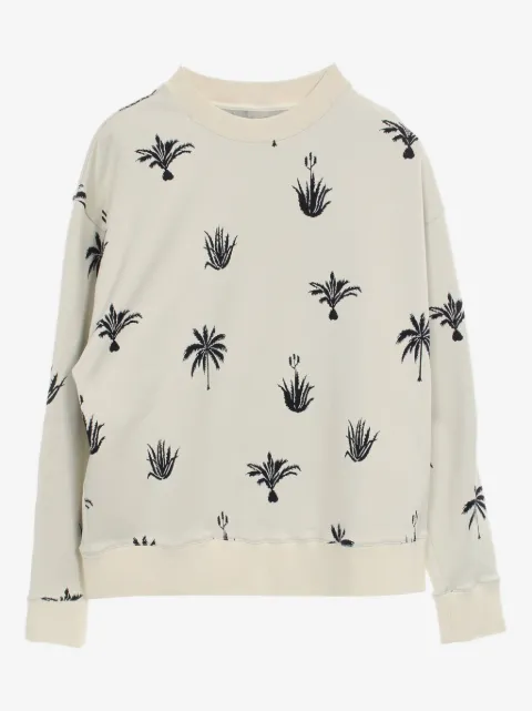 Jil Sander Pre-Owned sweat Palm Tree en intarsia (années 2010)
