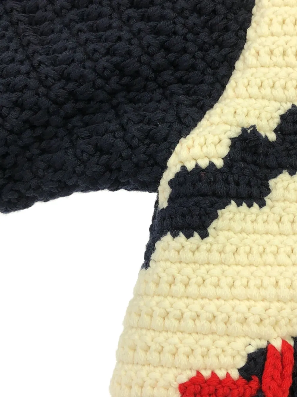 Pre-owned Miu Miu 2010 Crochet-knit Jacket In Black