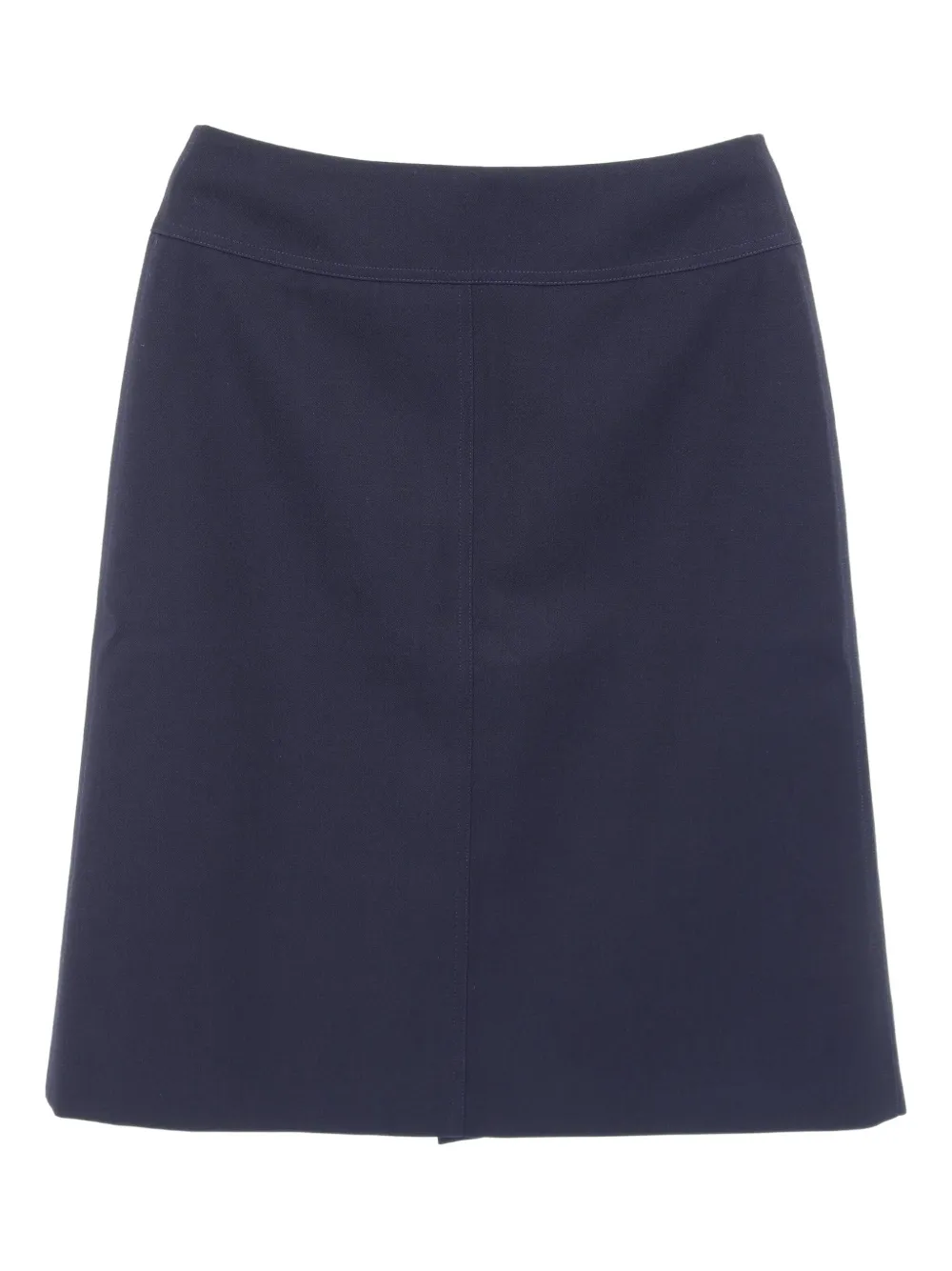 Hermès Pre-Owned 2010s wool zip-up skirt | Blue | Image 1