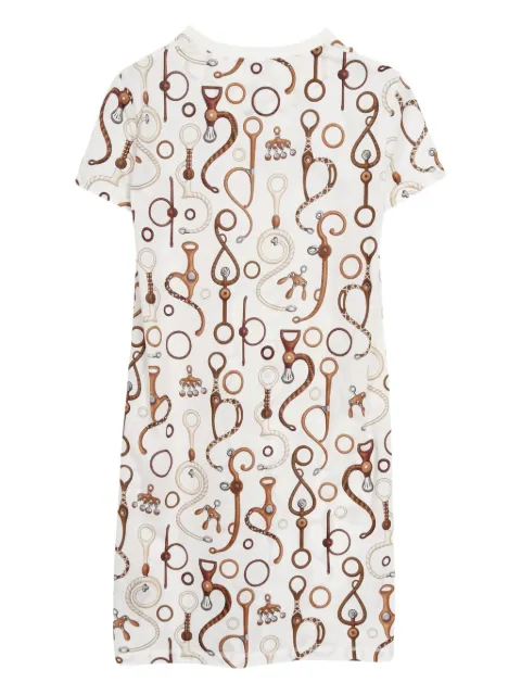 Hermès Pre-Owned 2010s bridle-pattern dress