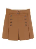 Chloé Pre-Owned 2010s pleated button skirt - Brown
