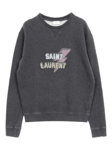 Saint Laurent Pre-Owned 2010s logo-print sweatshirt