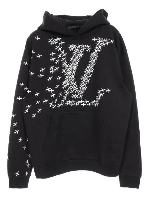 Louis Vuitton Pre-Owned 2010 logo-embellished hoodie