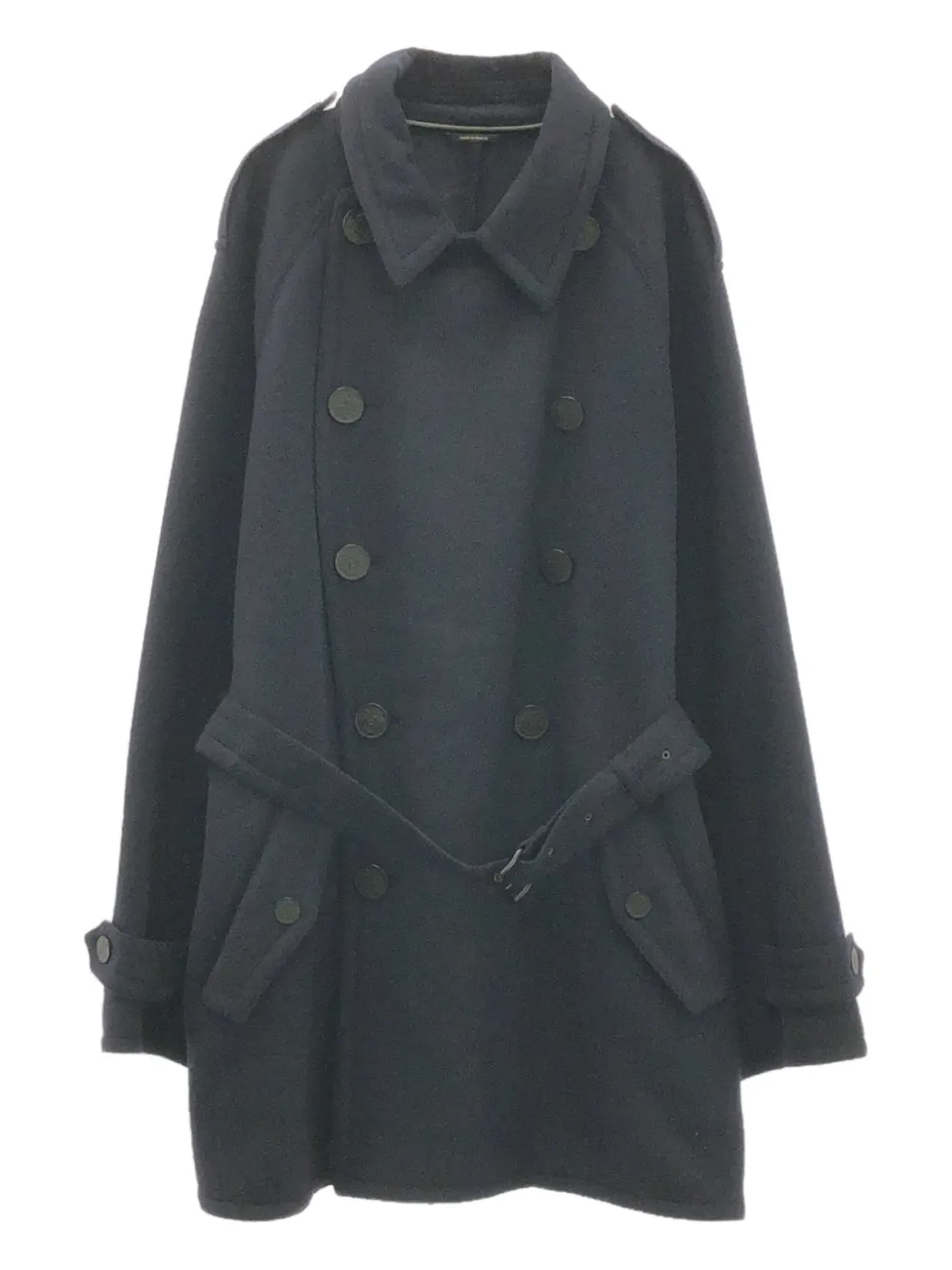 Hermès Pre-Owned 2010s cashmere double-breasted coat | Black | Image 1