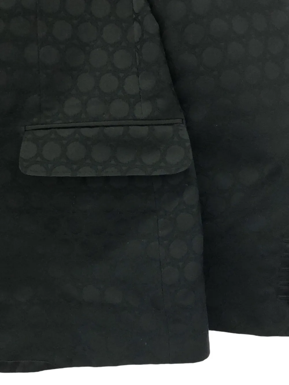 Pre-owned Gucci 2010s Geometric-pattern Jacket In Black