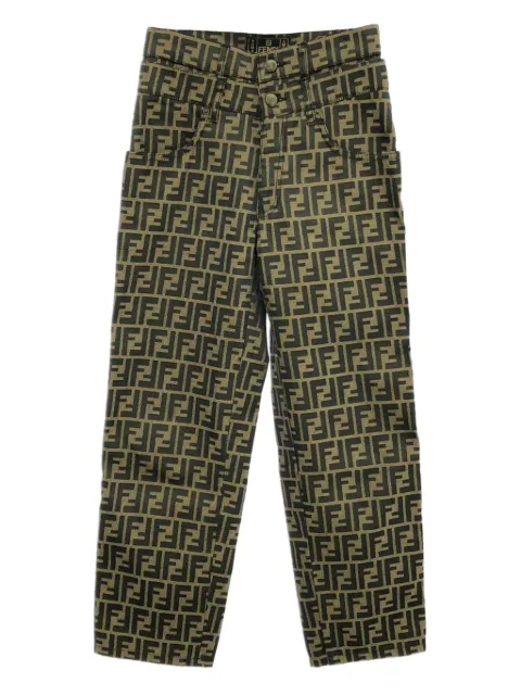 Fendi Pre-Owned pantalon à motif monogrammé (années 2000)