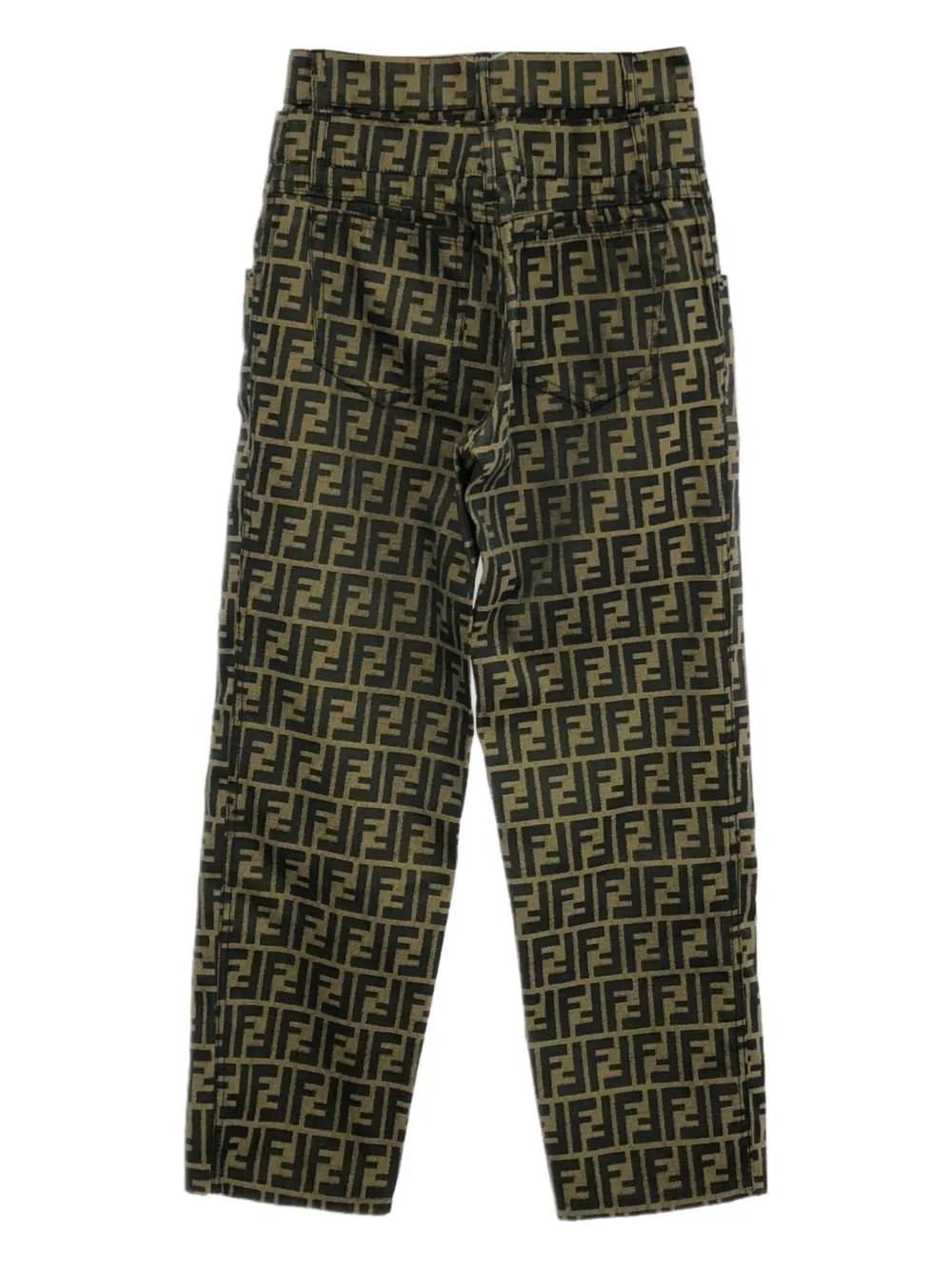 Fendi Pre-Owned 2000s monogram-pattern trousers | Image 2