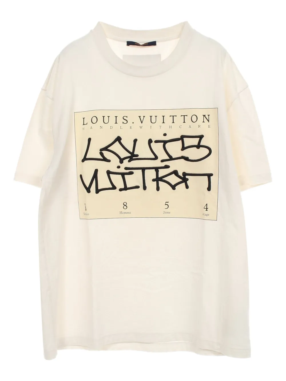 Louis Vuitton Pre-Owned 2010s グラフィック Tシャツ - ホワイト Louis Vuitton Pre-Owned 2010s グラフィック Tシャツ - ホワイト