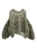 Loewe Pre-Owned 2010s Anagram sweater - Green