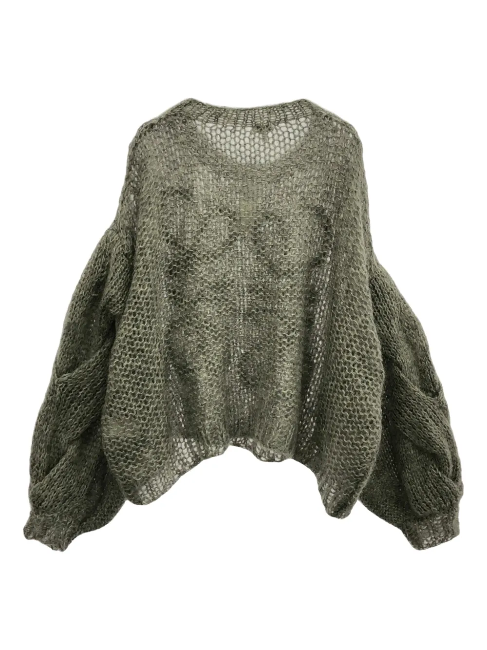 Pre-owned Loewe 2010s Anagram Sweater In Green