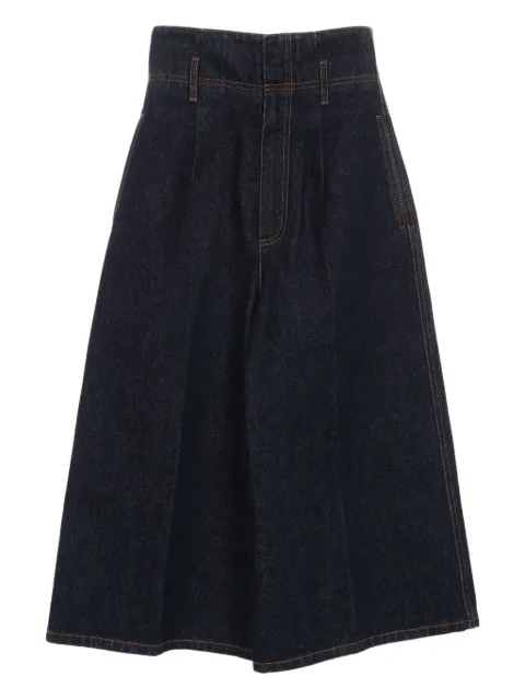 Christian Dior Pre-Owned pantalones anchos con tiro alto 1910