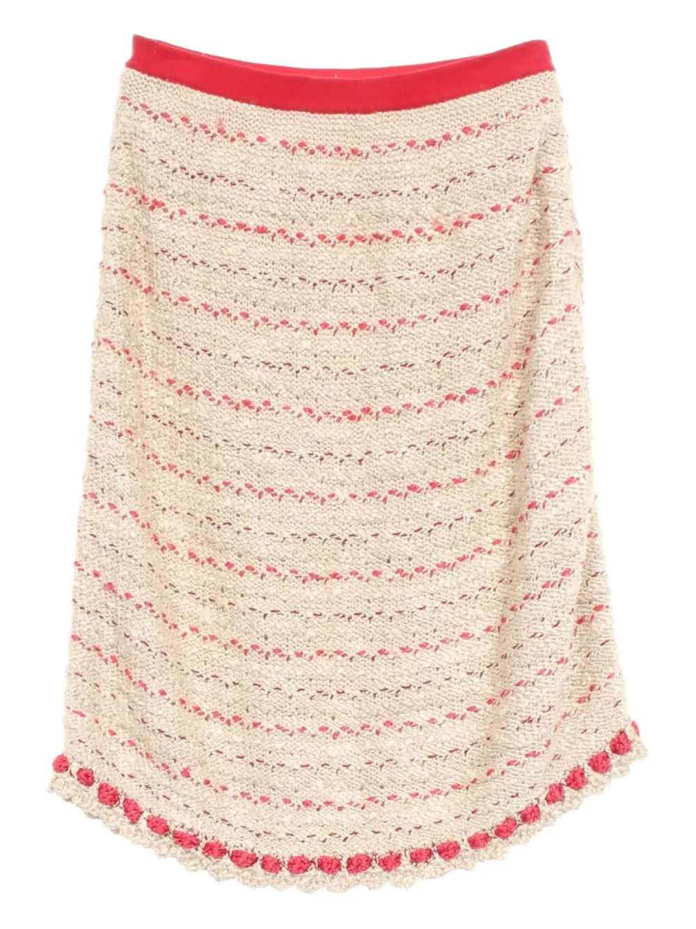 1986-1988 knitted midi skirt