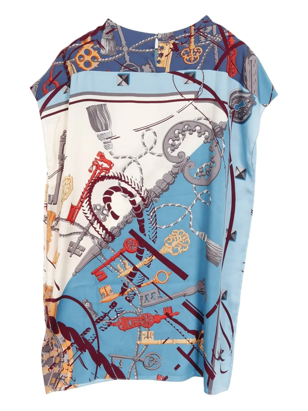 2010s Les Cles silk T-shirt dress