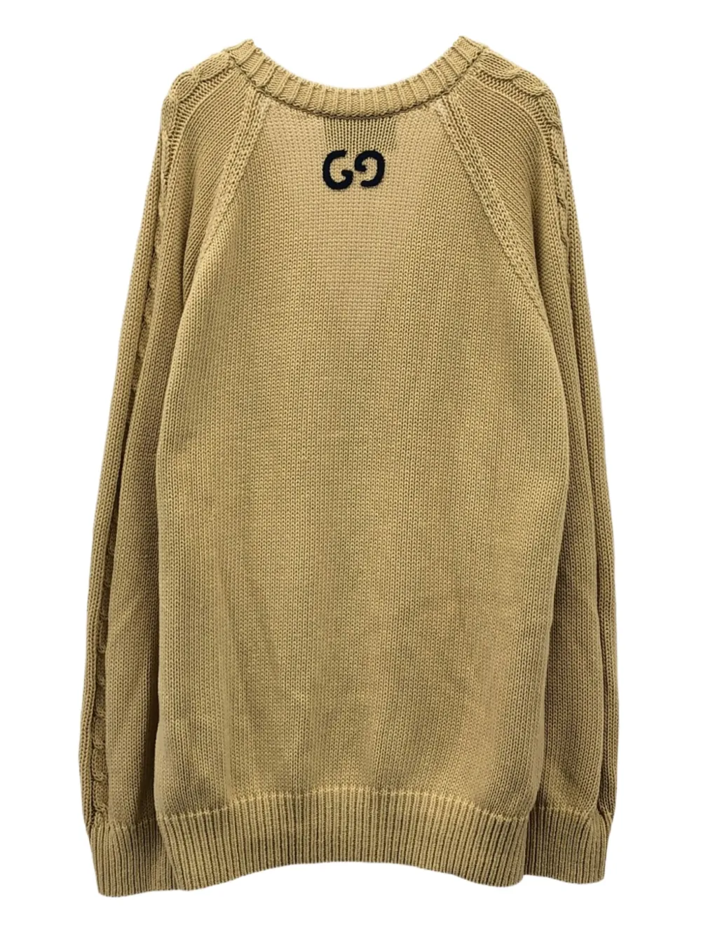 Gucci Pre-Owned 2010 cable-knit cardigan | Image 2