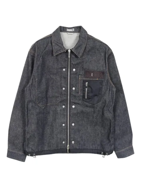 Christian Dior Pre-Owned x Sacai 2010s cotton denim jacket