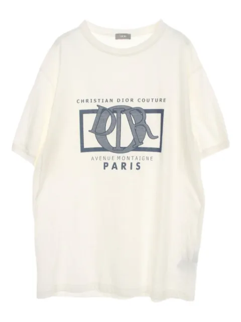 Christian Dior Pre-Owned تيشيرت بطبعة شعار الماركة من عقد 2010