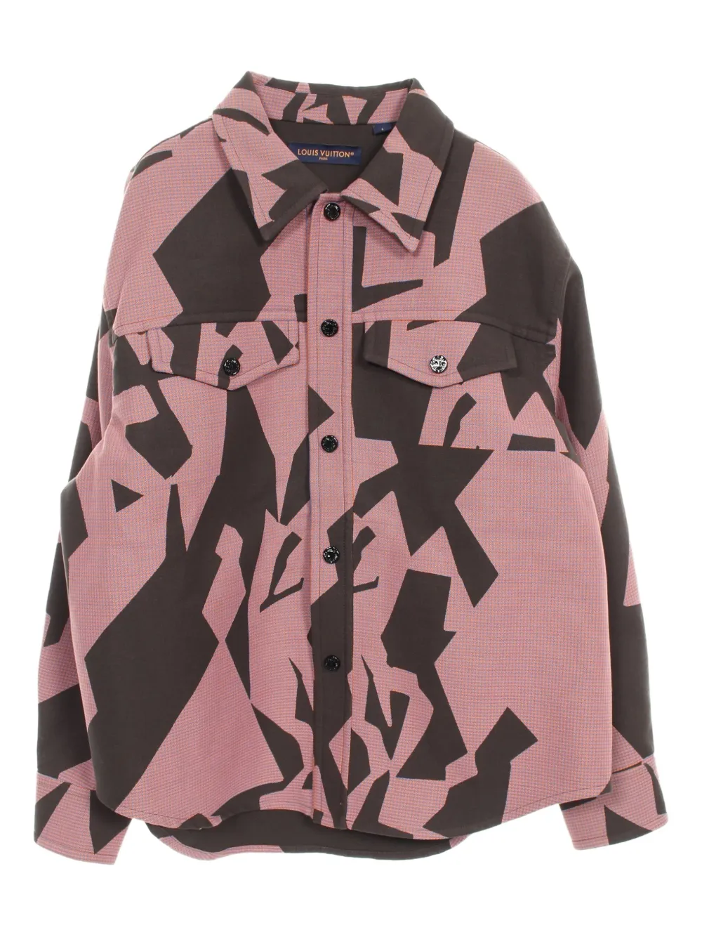 2010s abstract-print shirt