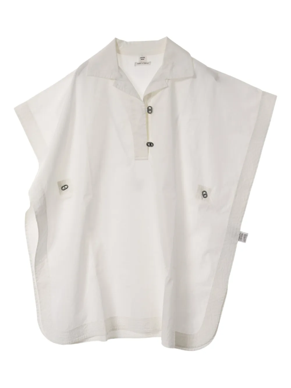 Pre-owned Hermes 2010s Chaîne D'ancre Shirt In White