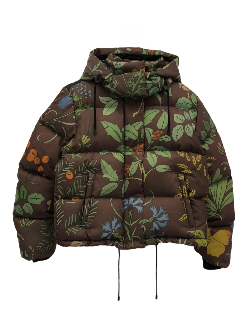 2010s floral-print padded jacket