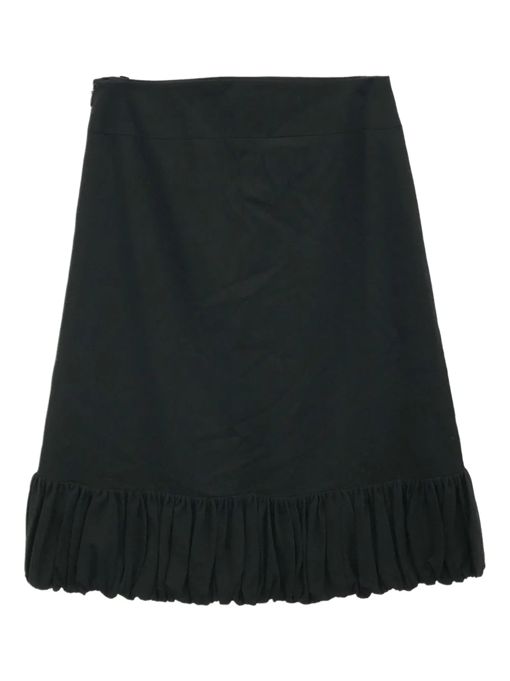 2010s ruffled-hem skirt