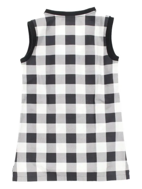 Dolce & Gabbana Pre-Owned 2010s floral-print check-pattern cotton top