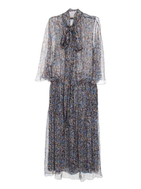 Céline Pre-Owned فستان بطبعة زهور 2010