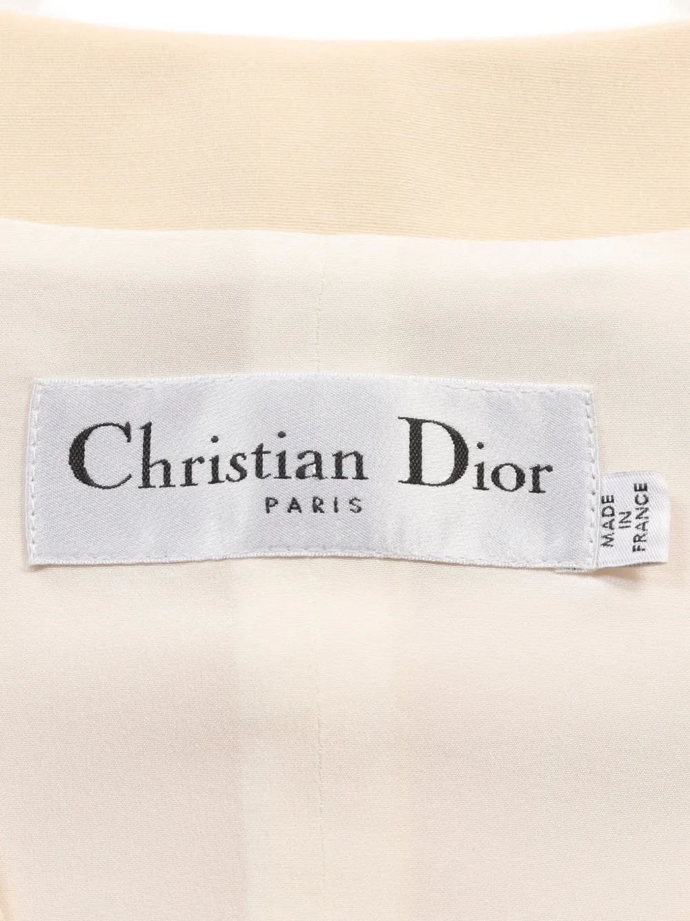 Pre-owned Dior 2010s Wool Vest In Neutral