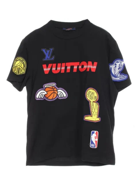 Louis Vuitton Pre-Owned x NBA 2010s T-Shirt mit Logo-Patch