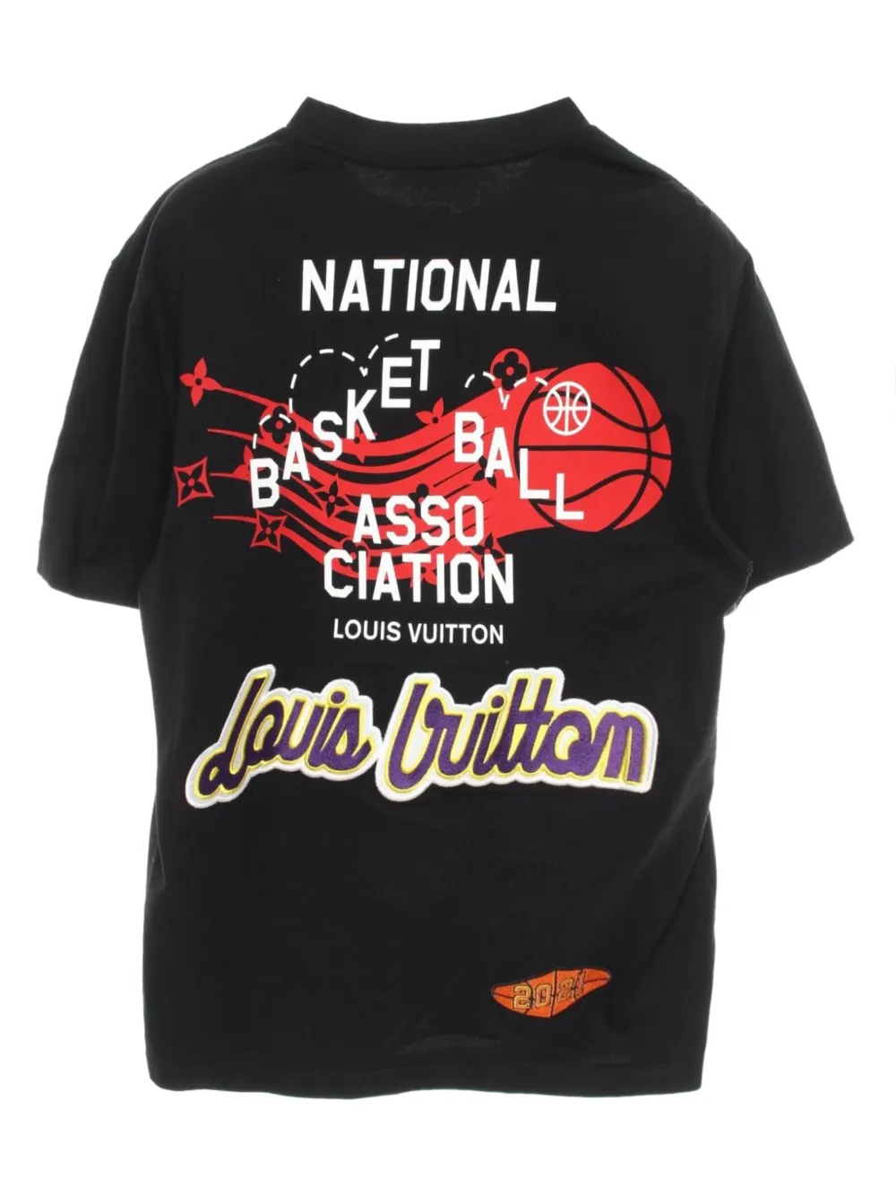 Louis Vuitton Pre-Owned playera con parche del logo en colaboración con NBA 2010 | Image 2