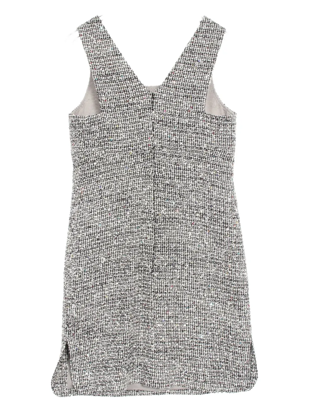 CHANEL Pre-Owned 1986-1988 tweed jurk met pailletten - Wit