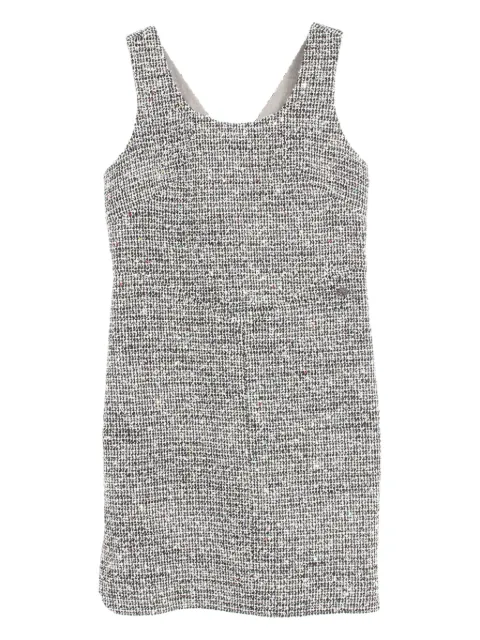 CHANEL Pre-Owned 1986-1988 tweed sequin dress