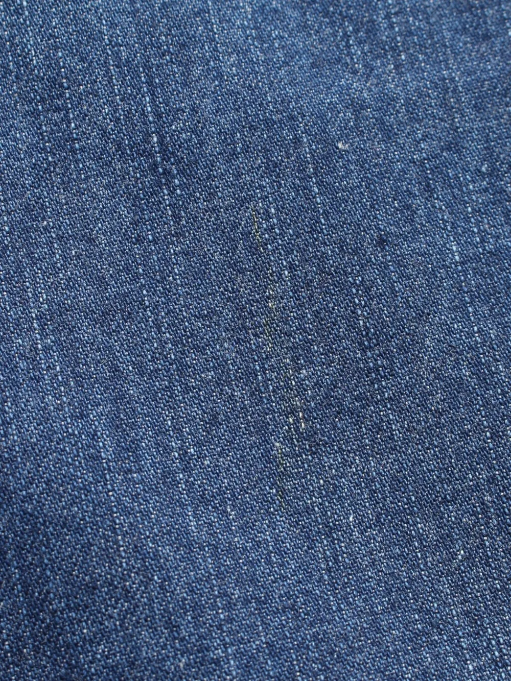 Pre-owned Chanel 1986-1988 Cotton Denim Trousers In Blue