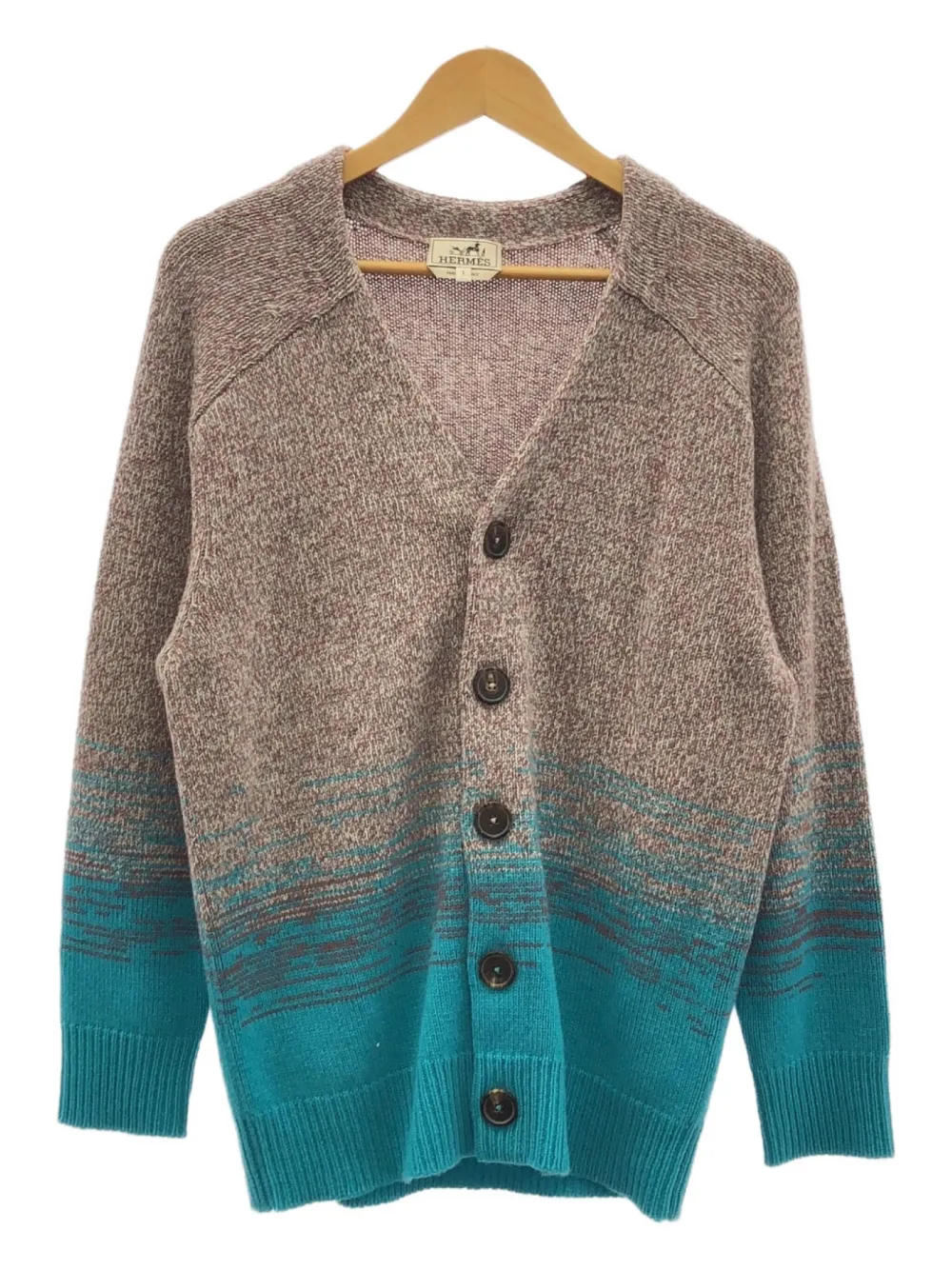 Hermès Pre-Owned 2010s cashmere cardigan | Blue | Image 1