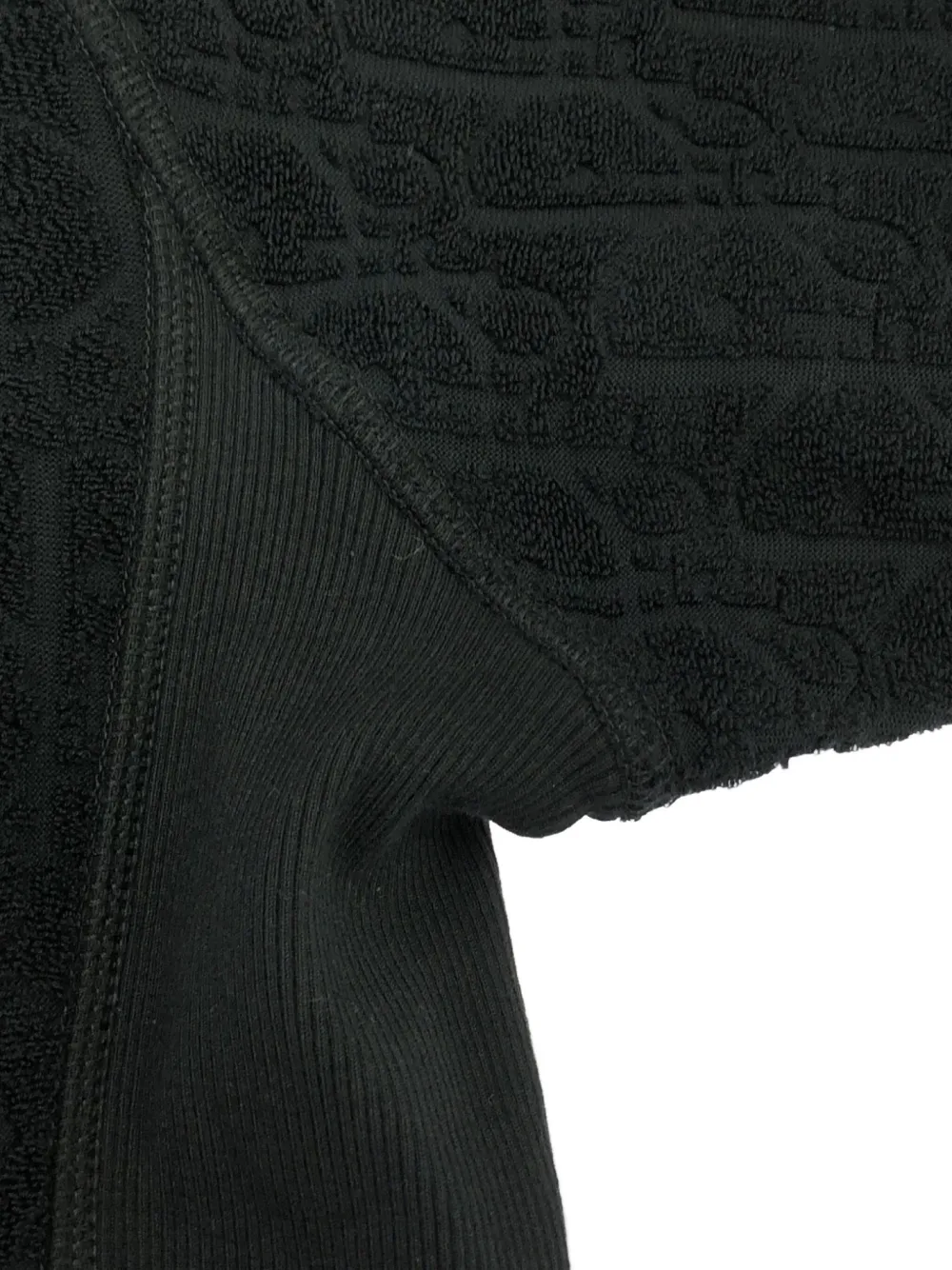 Pre-owned Dior 2010s Cotton Jacquard Hoodie In Black
