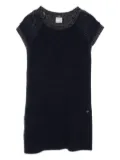 CHANEL Pre-Owned 1986-1988 Coco Mark cotton dress - Blue