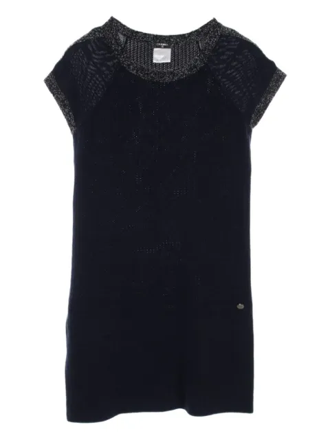 CHANEL Pre-Owned 1986-1988 Coco Mark cotton dress