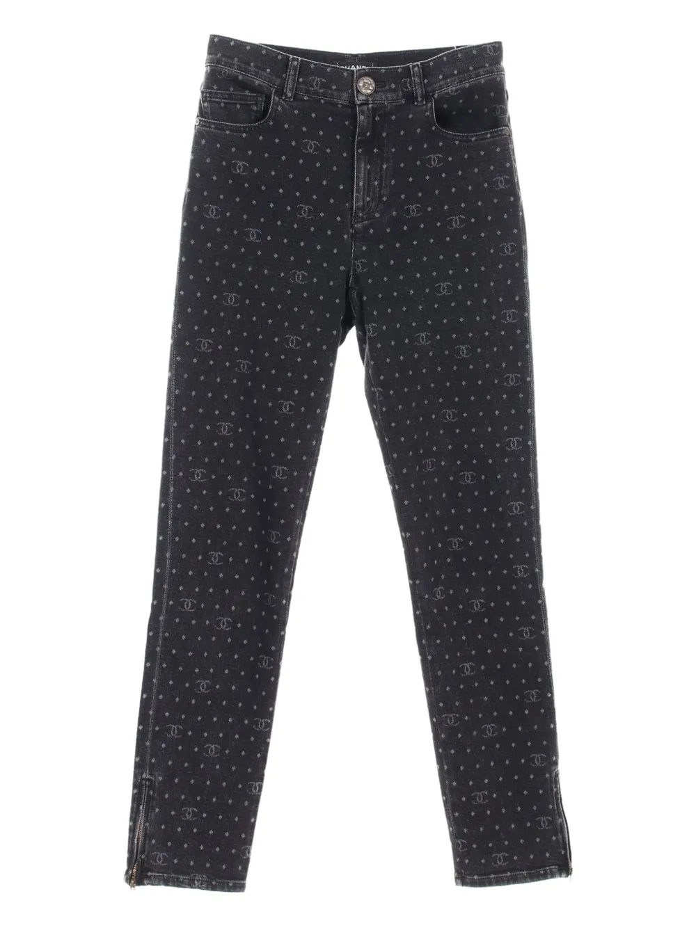 1986-1988 coco mark dot denim pants