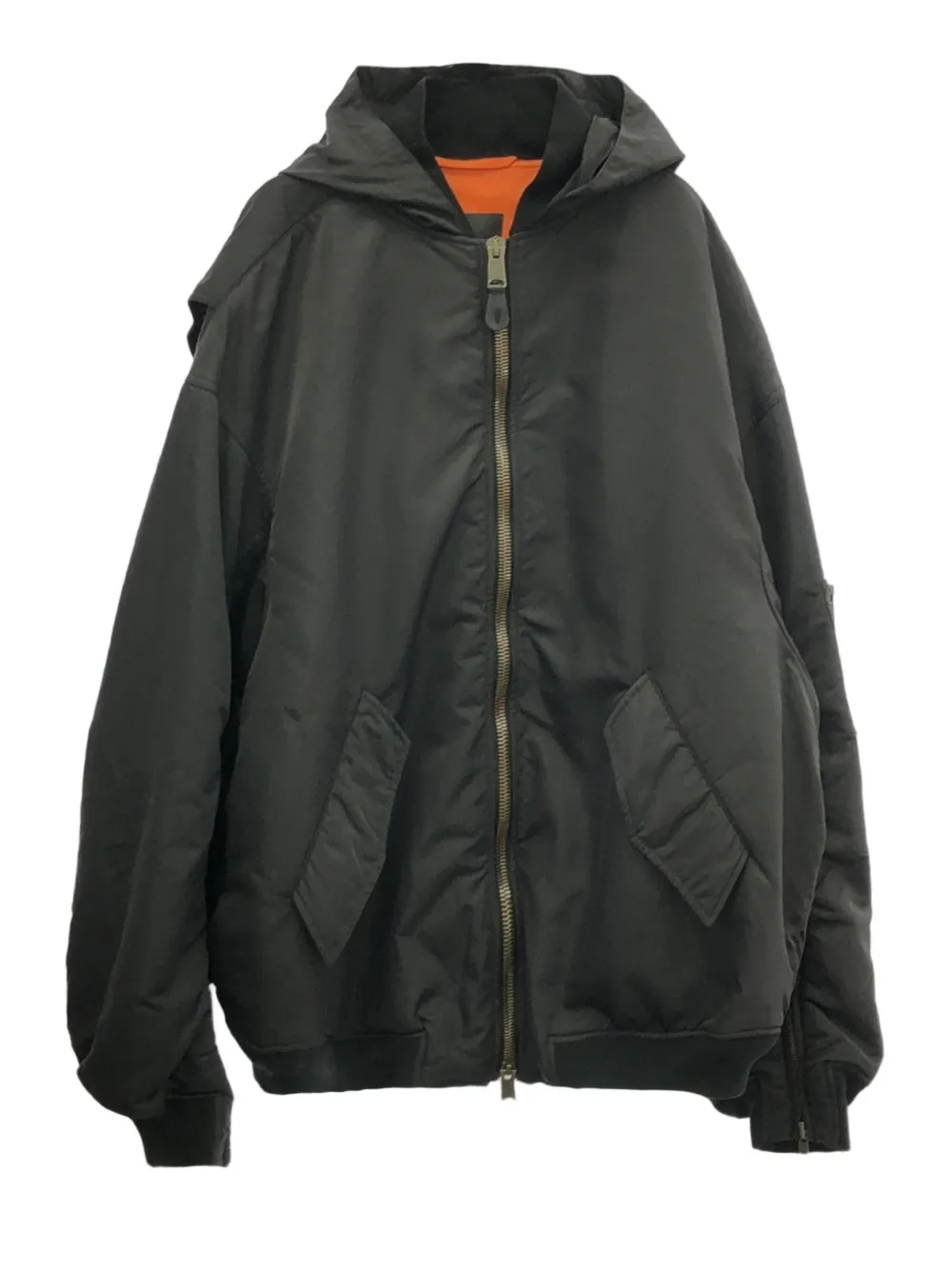 Balenciaga Pre-Owned 2010s zip-up hooded jacket | Black | Image 1