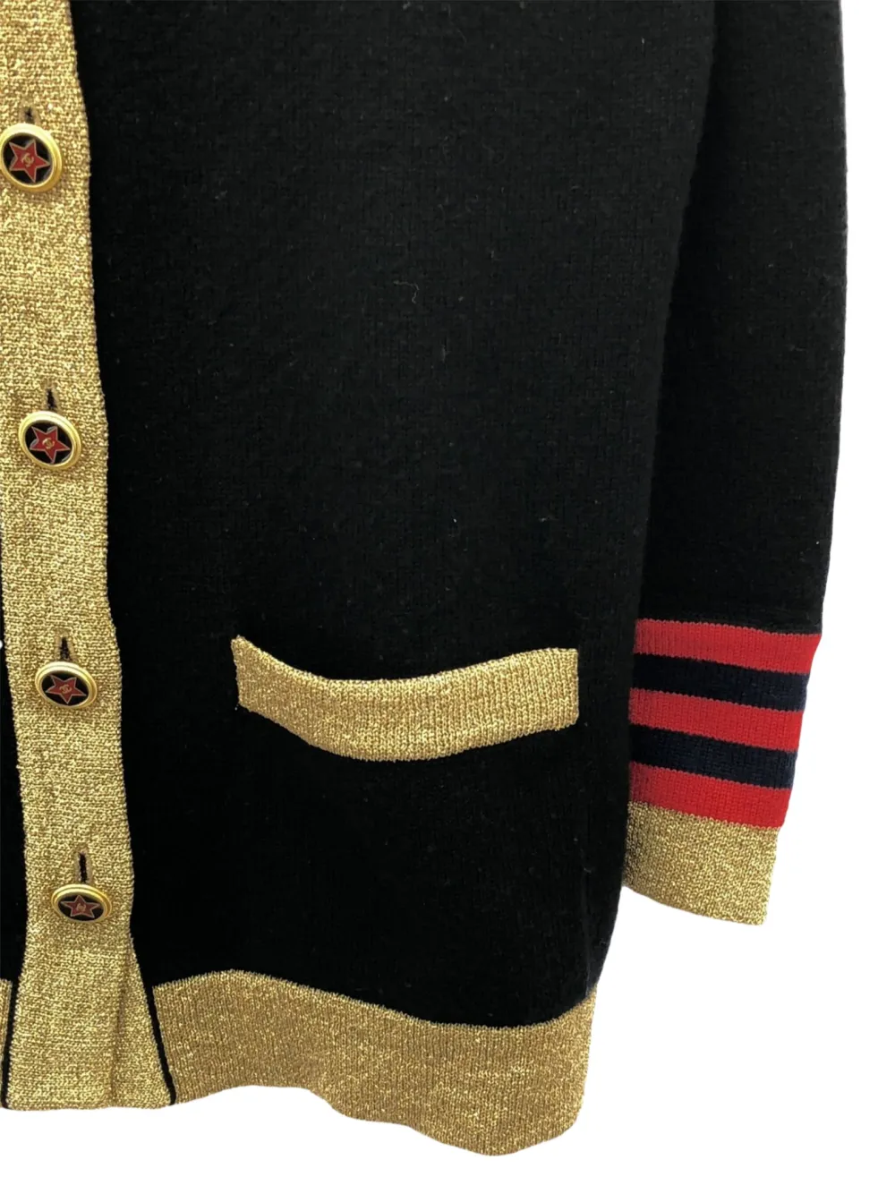 Pre-owned Chanel 2010s Cashmere Cardigan In Black