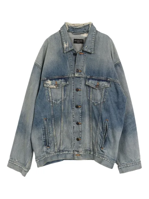 Balenciaga Pre-Owned 2010s Destroyed デニムジャケット